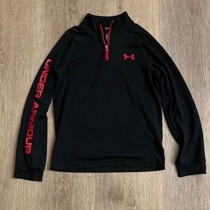 Boys Under Armour 1/4 Zip Pullover Size M